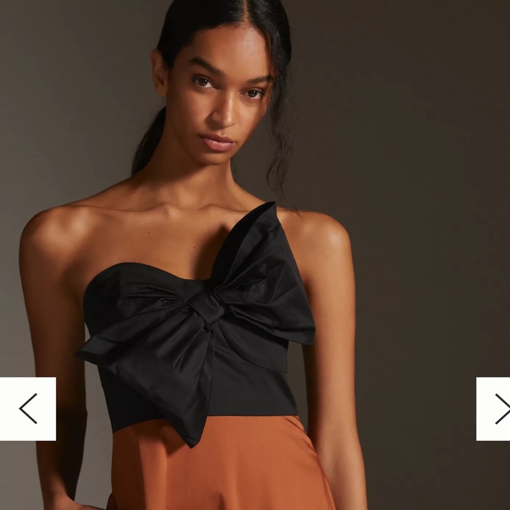 Anthropologie Hutch Bow-Tie Maxi Dress- NWT